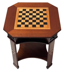 Vienna Secession Chess Table or Game Table, 1900s